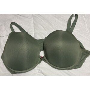 Lane Bryant Cacique Boost Plunge Push-Up Bra ~ Size 46D ~ Nylon/Spandex